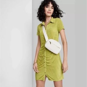 Wild Fable Lime Green Stretchy Dress